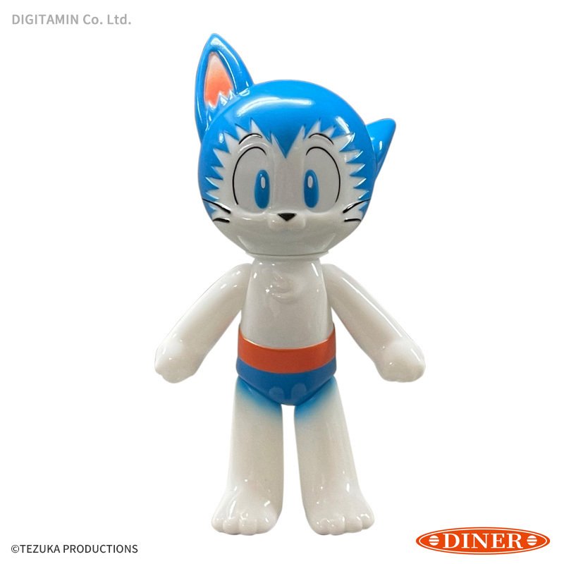 アトムキャット　ソフビ　手塚治虫 DINER 手塚治虫ソフビ アトムキャット 第五期 ライトブルー